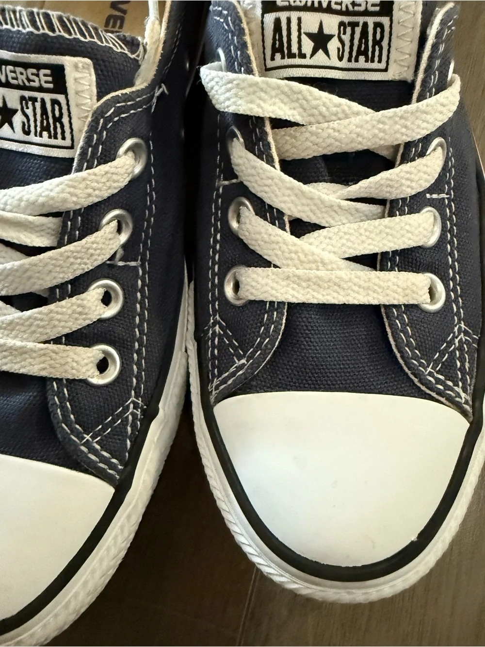 Converse Low Top Sneakers - Navy Blue - Picture 8 of 8